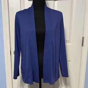 L.L. Bean Supima Knit Open Cardigan With Pockets